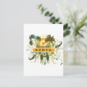 パームツリーケニア ポストカード (スタンド正面)