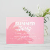 パームツリーサマーパーティの招待状 招待状 (スタンド正面)