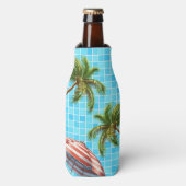 パームツリーサンアンブレラサマー ボトルクーラー (ボトル正面)