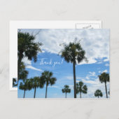 パームツリーサンクス ポストカード (正面/裏面)