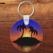 パームツリーサンセット キーホルダー (正面)