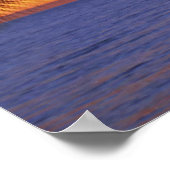 パームツリーサンセット ポスター (角)