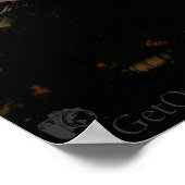 パームツリーサンセット ポスター (角)