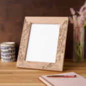 パームツリーサンセット レーザー彫刻フレーム (左)