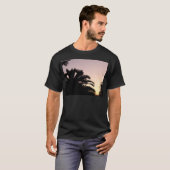 パームツリーサンセット#2 Tシャツ (正面フル)