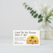 パームツリーサンタンニングスプレータン 名刺 (スタンド正面)