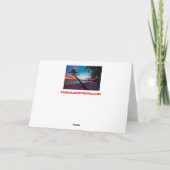 パームツリーサンディビーチトロピカルパラダイスアイランド カード (裏面)