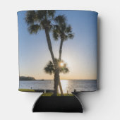 パームツリーシザーシルエットクーラーボックス 缶クーラー (裏面)