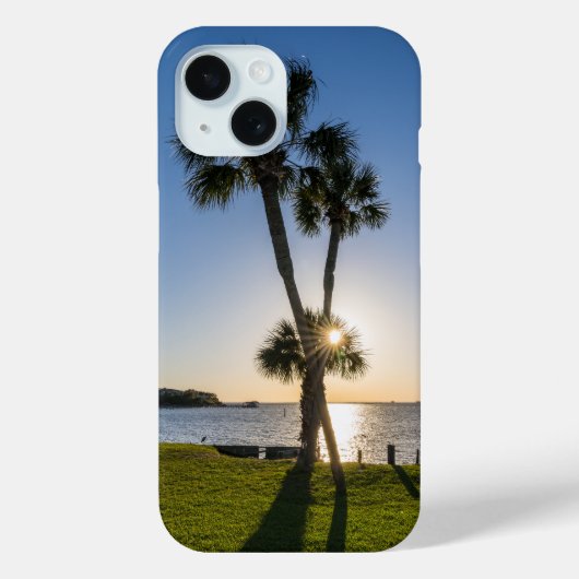 パームツリーシザーシルエットiPhoneケース Case-Mate iPhoneケース (裏面)