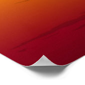 パームツリーシルエットポスター ポスター (角)