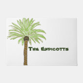 パームツリースケッチ ドアマット (正面)