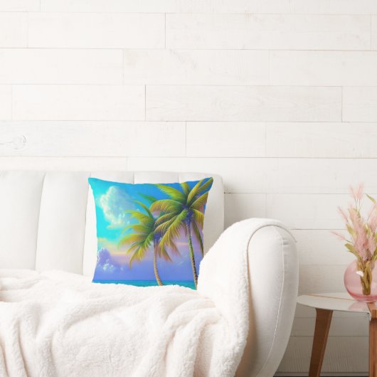 パームツリーズアズナイト秋トロピカル クッション (ソファ)