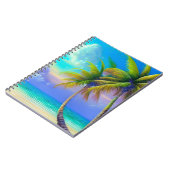 パームツリーズアズナイト秋トロピカル ノートブック (左側)