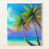 パームツリーズアズナイト秋トロピカル プランナー手帳 (裏面)