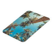 パームツリーズアットトロピカルビーチヴィンテージ マグネット (左側)