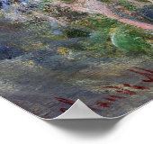 パームツリーズアットボルディゲラ – クロード・モネ ポスター (角)