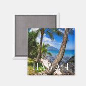 パームツリーズアヨンヒダウェイズビーチ マグネット (正面/裏面)