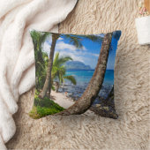 パームツリーズアロングハイドアウェイズビーチ クッション (ブランケット)
