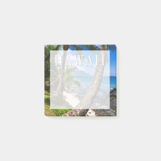 パームツリーズアロングハイドアウェイズビーチ ポストイット (正面)