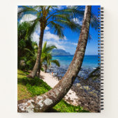 パームツリーズアロングハイドウェイズビーチ ノートブック (裏面)