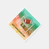 パームツリーズアンドサッカーアップライトパーティー スタンダードカクテルナプキン (角)