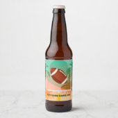 パームツリーズアンドサッカーアップライトパーティー ビールラベル (正面)