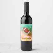 パームツリーズアンドサッカーアップライトパーティー ワインラベル (正面)