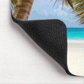 パームツリーズオンビーチブルーシー&スカイ マウスパッド (コーナー)