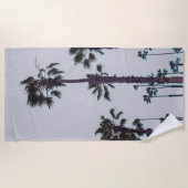 パームツリーズオーシャンサイド ビーチタオル (正面)