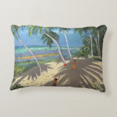 パームツリーズクロービリービーチバルバドス2013 アクセントクッション (裏面)
