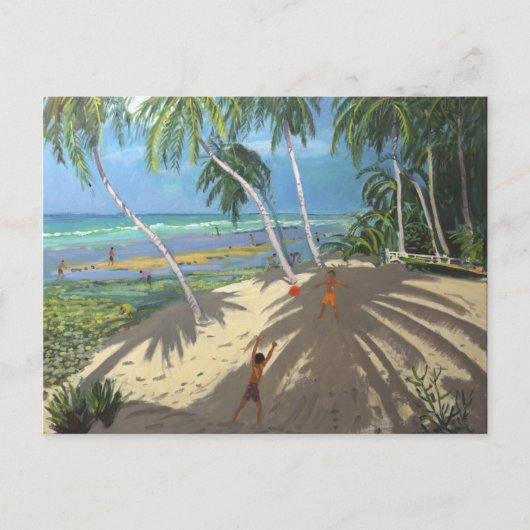 パームツリーズクロービリービーチバルバドス2013 ポストカード (正面)