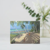 パームツリーズクロービリービーチバルバドス2013 ポストカード (スタンド正面)