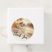 パームツリーズコーストビーチ海サンライズ結婚ズ フェイバータグ (インサイチュ)