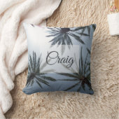 パームツリーズサマースカイカスタムビーチ クッション (ブランケット)