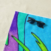 パームツリーズサンセットビーチタオル ビーチタオル (インサイチュ)