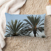 パームツリーズスカイ写真ランバーピロー ランバークッション (ブランケット)