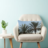 パームツリーズスカイ写真ランバーピロー ランバークッション (椅子)