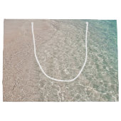 パームツリーズデスティネーションウェディングウェルカム紙バッグ ラージペーパーバッグ (裏面)