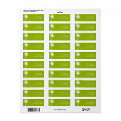 パームツリーズトロピカルビーチ結婚式 ラベル (フルシート)