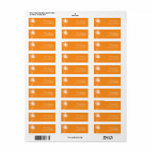 パームツリーズトロピカルビーチ結婚式 ラベル (フルシート)