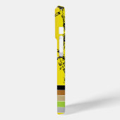 パームツリーズトロピカルレトロビーチサンセットストライプモダン Case-Mate iPhoneケース (裏面 / 左)