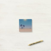 パームツリーズビーチ ポストイット (デスク上)