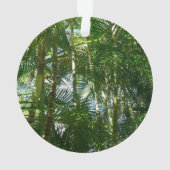 パームツリーズフォレストトロピカル自然 オーナメント (裏面)
