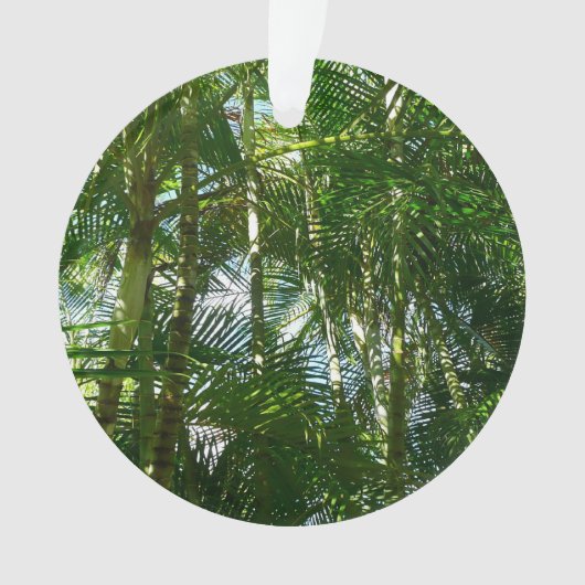 パームツリーズフォレストトロピカル自然 オーナメント (正面)