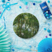 パームツリーズフォレストトロピカル自然 ペーパープレート (パーティー)