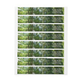 パームツリーズフォレストトロピカル自然 ラップアラウンドラベル (シート)