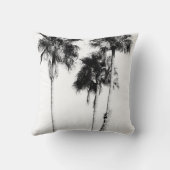 パームツリーズブラック&ホワイト#5 #wall #decor クッション (裏面)