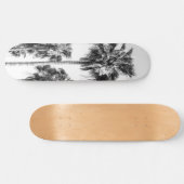 パームツリーズブラック&ホワイト#8 #wall #decor スケートボード (横)