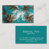 パームツリーズブルー旅行代理店名刺 名刺 (正面/裏面)