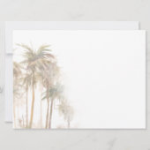 パームツリーズモービングホーム引っ越しました水彩 (裏面)